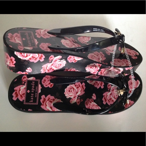 🆕KATE SPADE RHETT ROSES WEDGE SANDALS (Sz9 &10) - Picture 6 of 8
